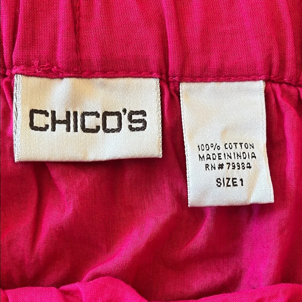 Chico's Vibrant Pink Skirt